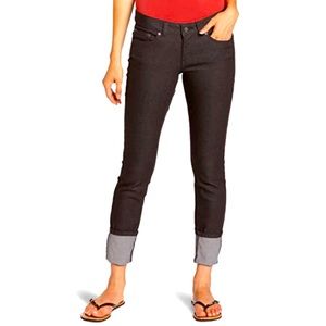 Prana Women Straight Leg Jeans | Size 10/30 | Black Denim |